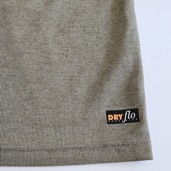 Lowe Alpine Baselayer LS T Shirt Mens S Khaki Green Outdoor DryFlo Hike Training - Picture 13 of 14